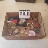 Assortment of Dresser Items and Trinkets