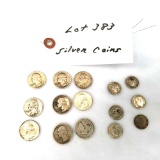 Assortment Silver Quarters and Dimes