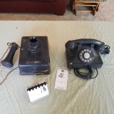 Antique Telephones Wall Mount and Desktop Dial