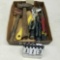 Assortment inc Pliers, Hammer, and Hitch Pin