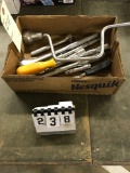 Assortment 1/4, 3/8, 1/2 Drive Ratchets and Speed Wrench inc. SNAP ON,MAC and CRAFTSMAN