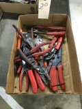 Large Assortment Pliers, Cutters, and Strippers