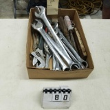 Assortment inc Wrenches, Cresent Wrenches,and Vise Grips