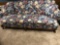 3 Cushion Floral Design Couch, Ornate Clawfoot Frame by England Corsair Inc.