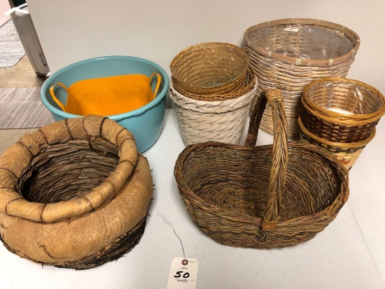 Assortment Woven Wicker Items