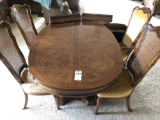 Dining Table with 2 Leaves and 4 Chairs