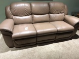 3 Cushion Couch with Dual Recliners