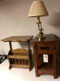 Assortment incl. Table Lamp, Magazine Table, and Nightstand