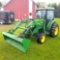 2008 John Deere 4320 Compact Tractor, Mfd, Cab, Hydro Transmission with 400X Loader