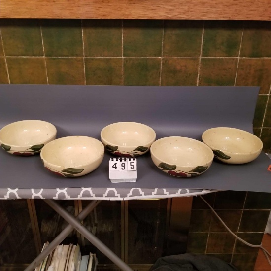 5 Count Watt Ware Bowl Assortment