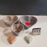 Assortment Speckled Hearts