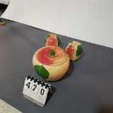 Apple Cookie Jar and Salt/Pepper Set