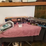 Assortment inc Allis Chalmers Peterbilt Semi-Tractor Trailer, Ford Fairlane, and Lincoln Limousine
