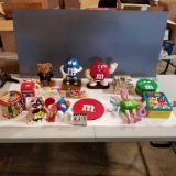 M&M Collectible Items inc. Tins, Dolls, and Figurines