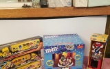 Assortment M&M Collectibles inc. Telephone, Semi-Tractor/Trailers, and Dispenser