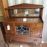 Very Ornate Mirrored Sideboard