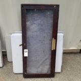 Glass Front Hinge Door Portable Display