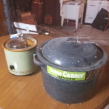 Enamel Canner and Slow Cooker