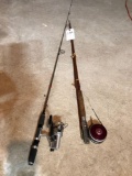 Open Face and Fly Rod and Reel