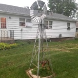 Ornamental Windmill with Dutch Style Fan
