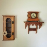 Mantle Clock and Shelving