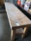 2' x 8' x 32' H wood work bench. No shipping