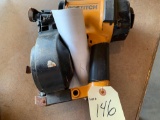 Bostitch model RN45B coil-fed air roofing nailer. No shipping