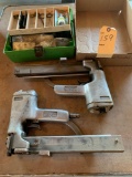 2 Paslode model MU-112W 16R air nailers with extra parts. No shipping