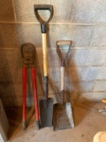 Ridgid bolt cutter, spade , shovel. No shipping