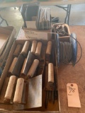 Cement trowel edgers, small cable, pulleys and more. No shipping