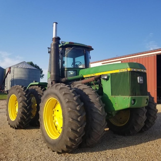 1976 John Deere 8630 Articulated 4wd Tractor, Quad Range Transmission, 1000 Pto, 3 Remotes