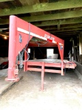 1996 8x24 Featherlite Gooseneck Flat Deck Trailer