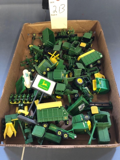 Assortment of John Deere 1/64th Farm Toys