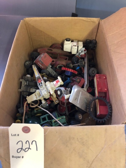 Assortment of Metal Toys and parts