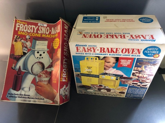 Easy Bake Oven and Frosty the Snowman Sno-Cone