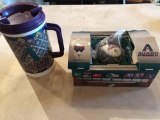 Arizona Diamondbacks mug and 1998 limited edition baseball.