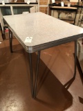 1950's style table (30'' W x 40'' D x 30'' H), plus one 7.5'' table leaf - No Shipping!