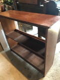 3-tier wood bookshelf, measures 32'' W x 9.5'' D x 29'' H - No Shipping!