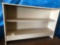 2-shelf wood cabinet (47.5'' W x 11.5'' D x 32'' H) - No Shipping!