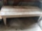 Vintage wood table (72'' W x 26.5'' D x 24.5'' H) ~ Nice Condition. No Shipping!