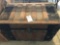 Flat-top trunk (32'' W x 18.5'' D x 22.5'' H) - Nice condition. No Shipping!