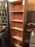 5-shelf wood cabinet (24'' W x 12'' D x 73'' H) No Shipping!