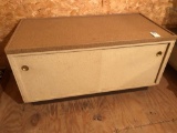 Particle-board storage cabinet (60'' W x 30'' D x 30'' H). No Shipping!