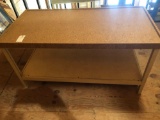 60'' W x 30'' D x 30'' H storage table w/bottom storage - No Shipping!