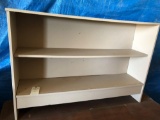 2-shelf wood cabinet (47.5'' W x 11.5'' D x 32'' H) - No Shipping!