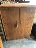 Wood storage cabinet (36'' W x 19'' D x 49'' H) ~ No Shipping!