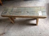 Homemade bench (42'' W x 12.5'' D x 19'' H) ~ Nice Condition. No Shipping!