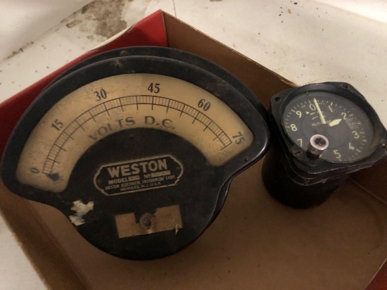 Altitude gauge & DC volt meter