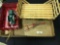 Assortment inc. Manure Spreader, Flat Hay Rack, Wagon, and Hit Miss Engine