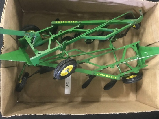 2] John Deere 4 Bottom Pull Type Plows